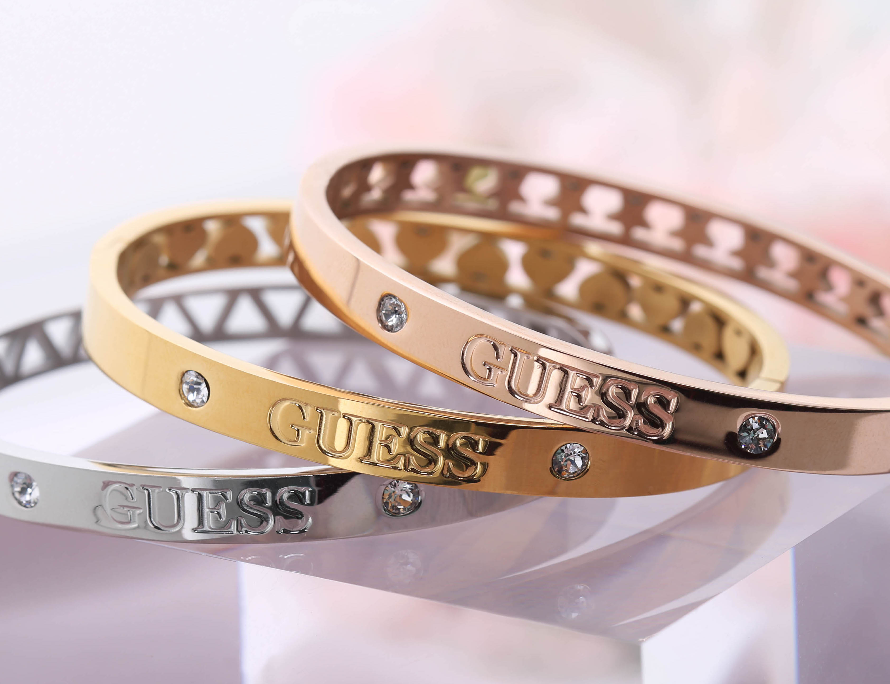 guess armbanden staal Lucardi
